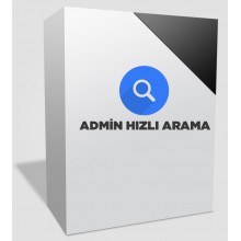 OpenCart Admin Hızlı Arama Modülü (VQMOD)